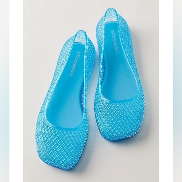 Jeffrey Campbell Shoes - Jeffrey Campbell Suni Jelly Flats Blue Size 8